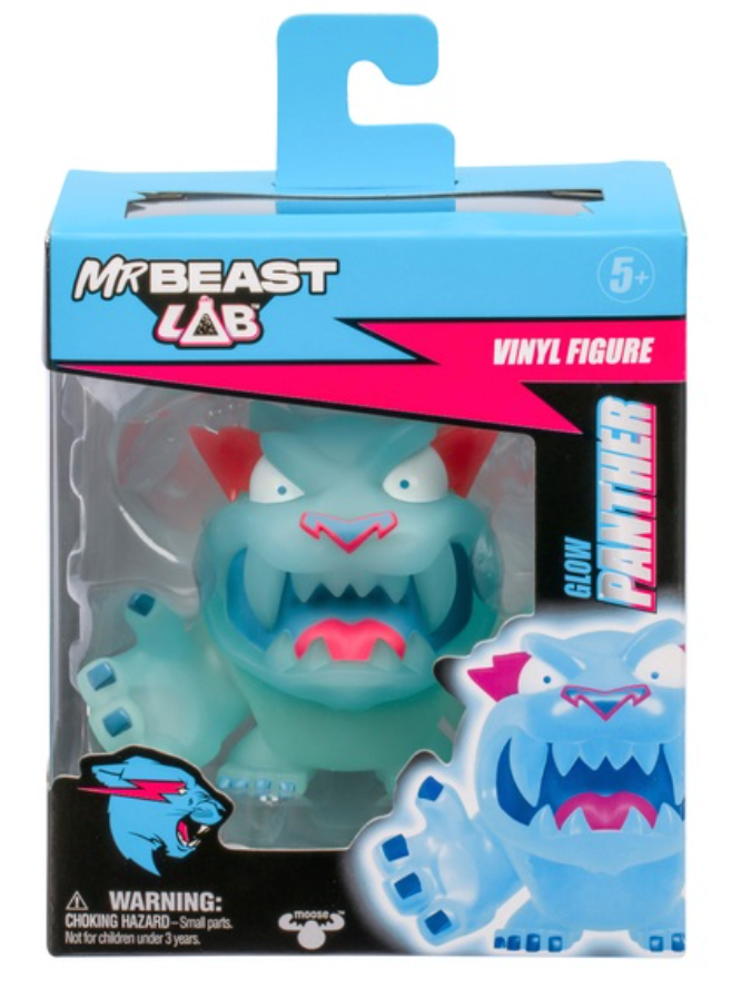 MrBeast Lab Glow Panther Vinyl Figure