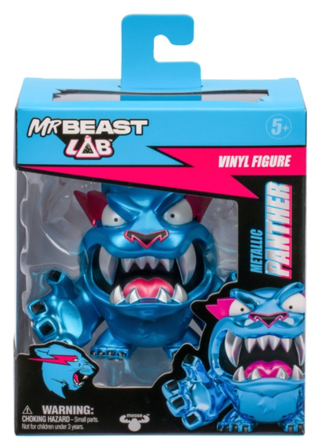 MrBeast Lab Metallic Panther Vinyl Figure
