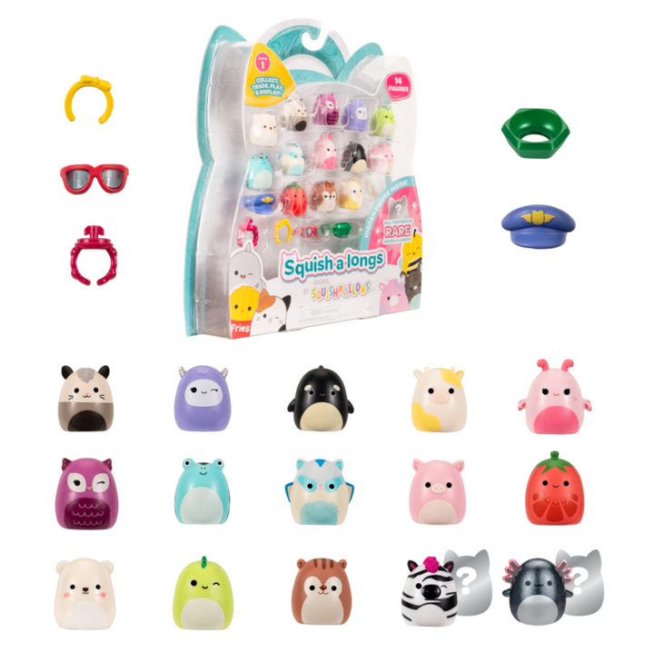 Squishmallows Squish A Longs Series 1 Special Edition Mini Figure 14 Pack