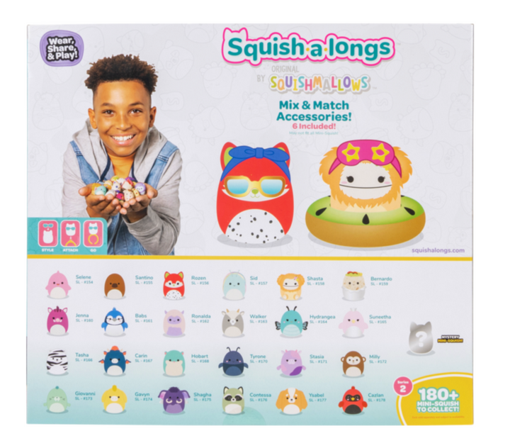 Squish A Longs Series 2 Squishmallows 25 Pack