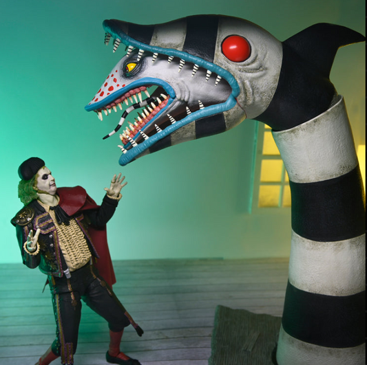Beetlejuice Beetlejuice "Matador" Beetlejuice And Sandworm Ultimate 7" Scale Action Figure 2-Pack
