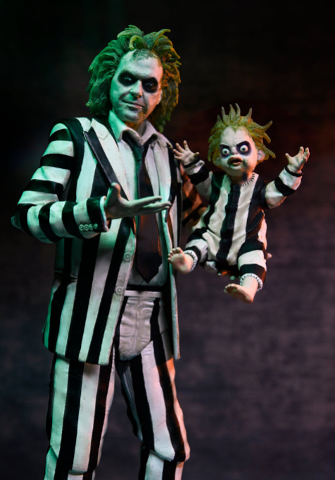 Beetlejuice Beetlejuice "Striped Suit" Beetlejuice Ultimate 7" Scale Action Figure