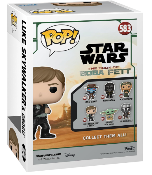Luke SkyWalker & Grongu Star Wars Funko POP! Vinyl Figure