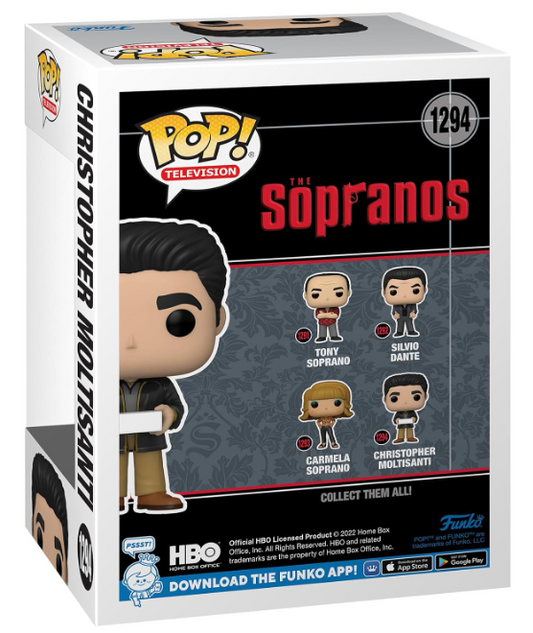 The Sopranos Christopher Moltisanti Funko Pop! Vinyl, alternate view
