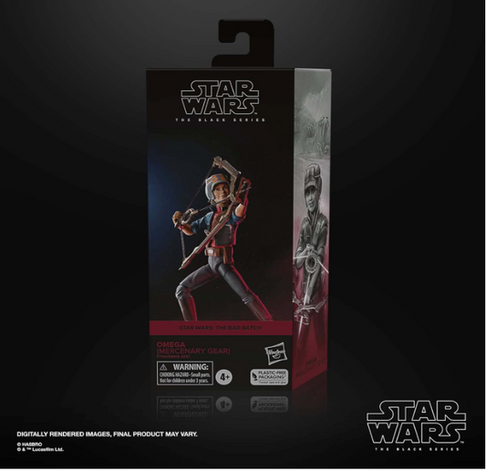 Star Wars The Black Series Omega (Mercenary Gear) 6" Action Figure, alternate view