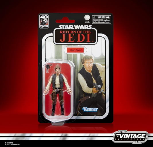 Star Wars The Vintage Collection Return of the Jedi 40th Anniversary Han Solo Action Figure, alternate view