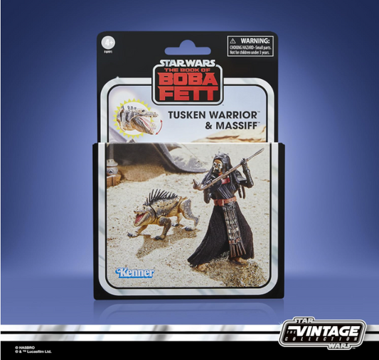 Star Wars The Vintage Collection Tusken & Massiff, alternate view