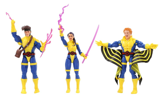 Marvel Legends Series Marvel's Banshee, Gambit, & Psylocke 6" Action Figures, alternate view