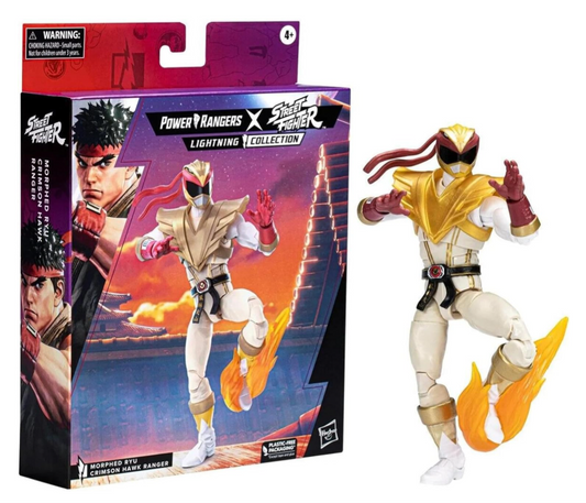 Power Rangers X Street Fighter Lightning Collection Morphed Ryu Crimson Hawk Ranger, alternate view