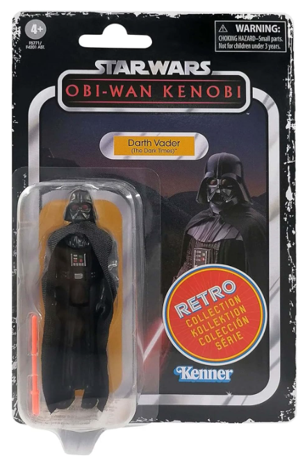 Hasbro Star Wars Retro Collection Darth Vader (The Dark Times) Action Figure, alternate view