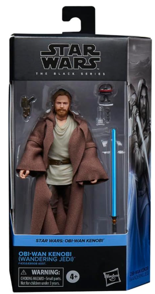 Star Wars: The Black Series Obi-Wan Kenobi (Wandering Jedi) 6" Action Figure, alternate view
