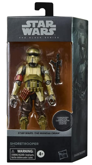 Star Wars The Black Series Carbonized Collection Shoretrooper 6 Inch Action Figure, alternate view