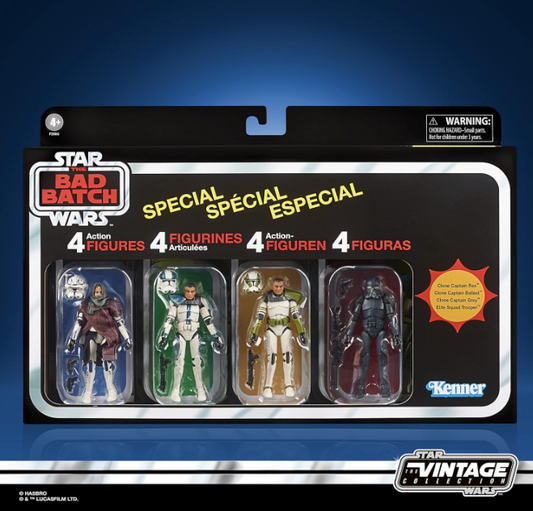 Star Wars The Vintage Collection The Bad Batch Special 4-Pack, alternate view