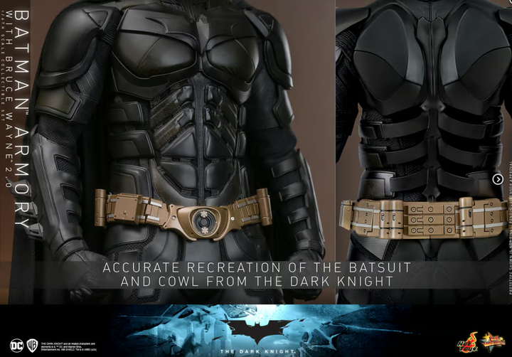 Hot Toys Batman Armory with Bruce Wayne (2.0) 1/6 Scale Set