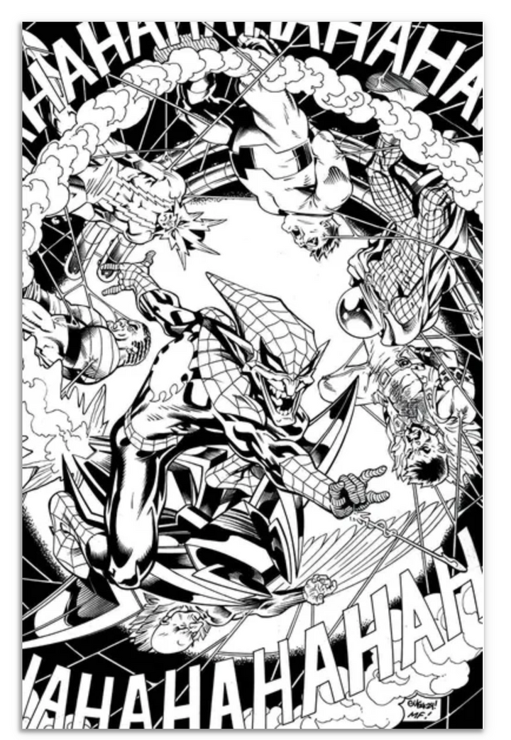 San Diego Comic Con 2024 Amazing Spider-Man #53 (Ed McGuinness Marvel Comics Black & White SDCC 2024 PX Variant Edition)