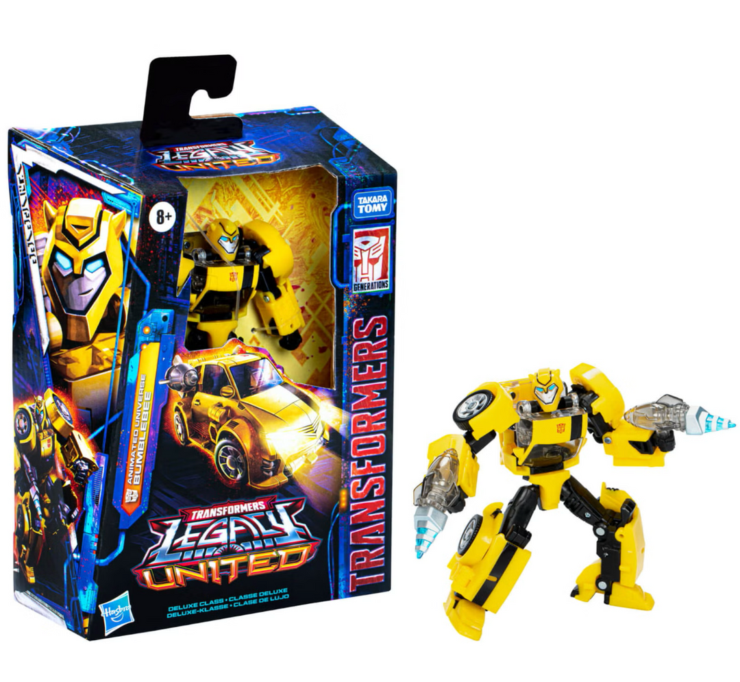 Transformers Legacy United Deluxe Class Animated Bumblebee