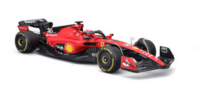 Formula 1 Ferrari SF-23 Charles Leclerc Official Diecast 1:43 Scale Model with Helmet