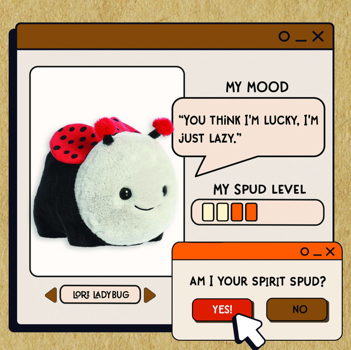 Ladybird Spudsters Plush 10 Inch