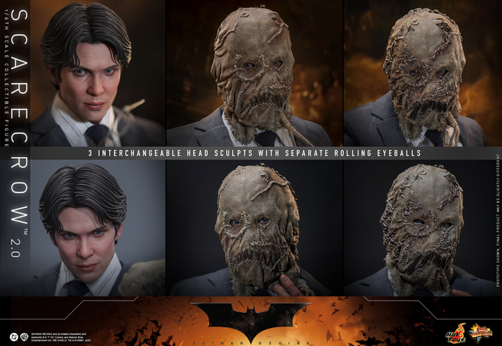 Hot Toys Scarecrow Batman Begins 1 6 Scale Collectible Figure