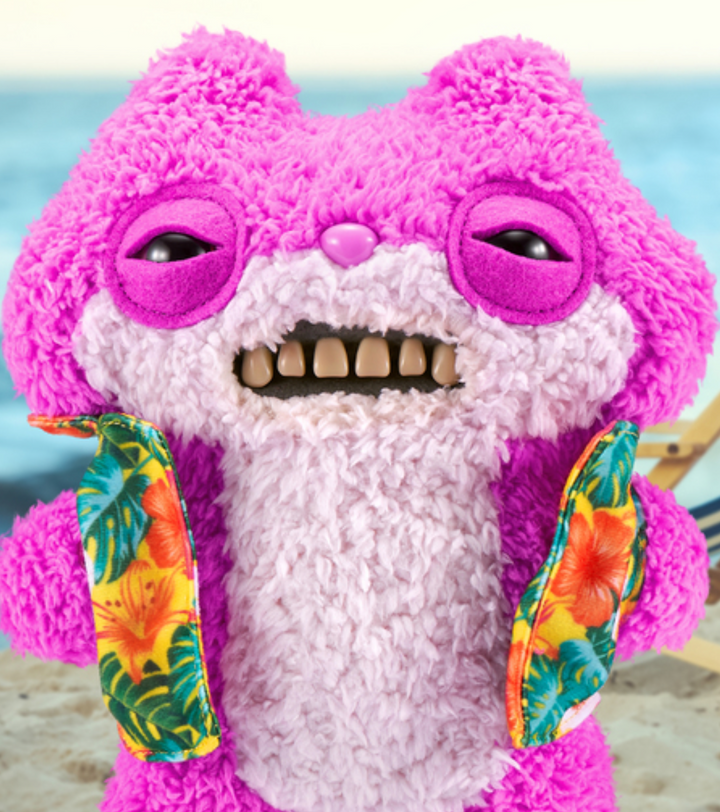 Fuggler Vacay Vibes Sketchy Squirrel 9" Plush
