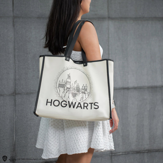 Harry Potter Hogwarts Castle PU Leather Shopping Bag