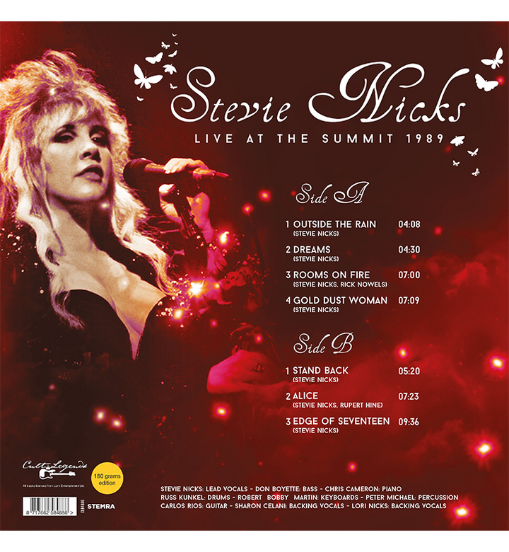 Stevie Nicks – Live at The Summit 1989 (12-Inch Album on 180g Vinyl)