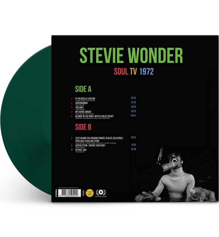 Stevie Wonder – Soul TV 1972 (Limited Edition 12-Inch Album on 180g Transparent Green Vinyl)