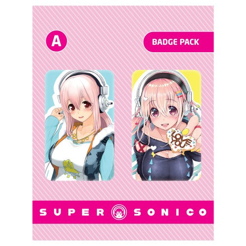 Super Sonico Badge Pack Ver A Anime Badge Set
