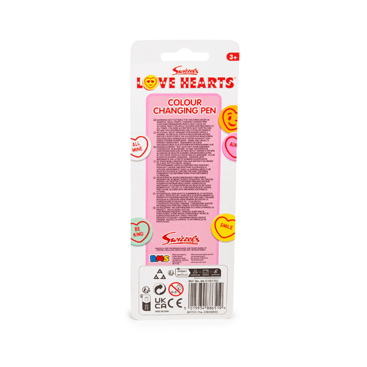 Swizzels Love Hearts Scented 10 Colour Pen, alternate view