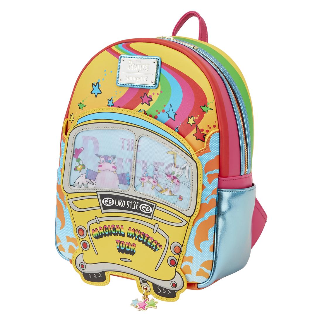 Loungefly The Beatles Magical Mystery Tour Bus Mini Backpack