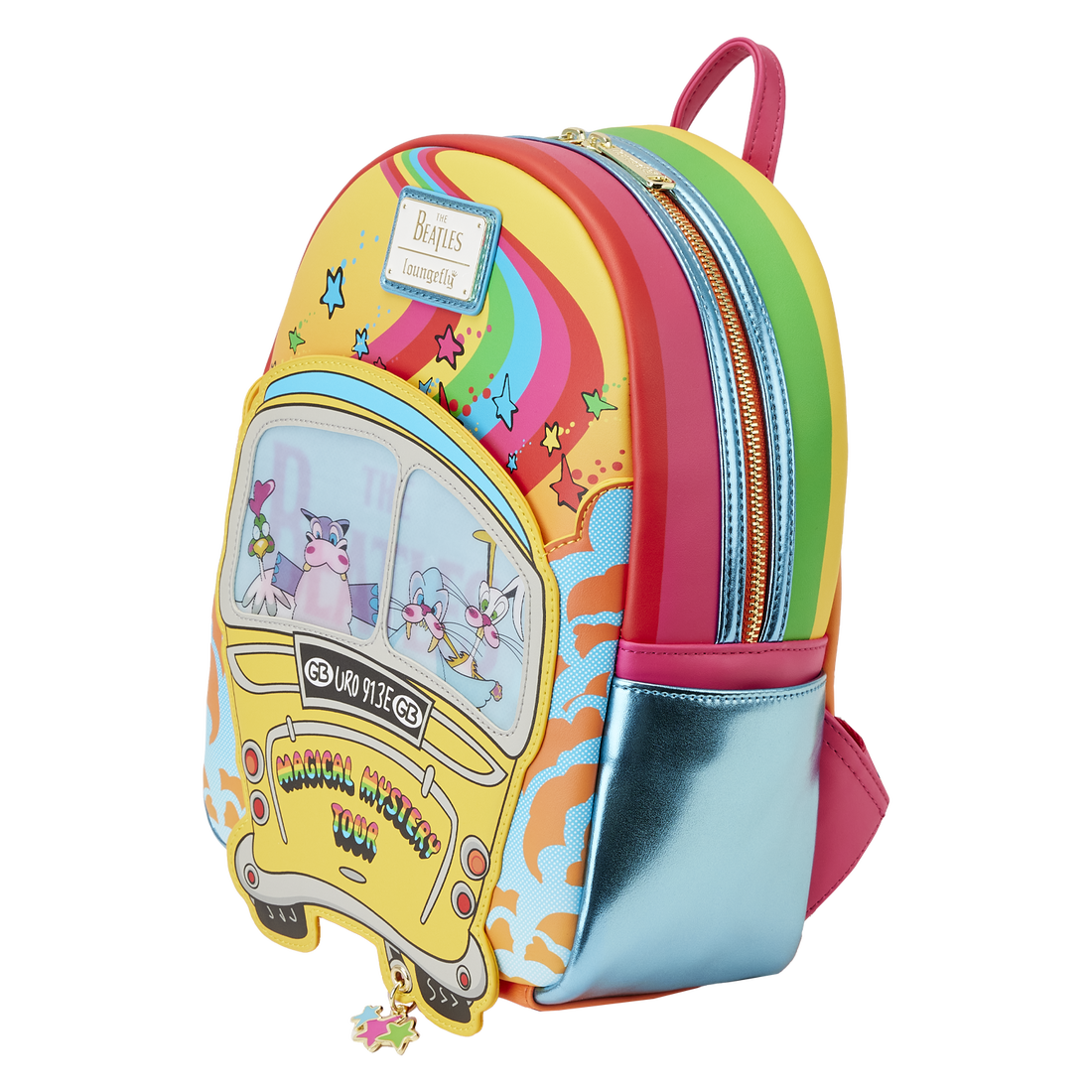 Loungefly The Beatles Magical Mystery Tour Bus Mini Backpack