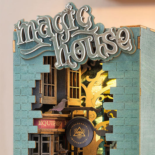 Rolife Magic House DIY Book Nook Shelf Insert TGB03, alternate view