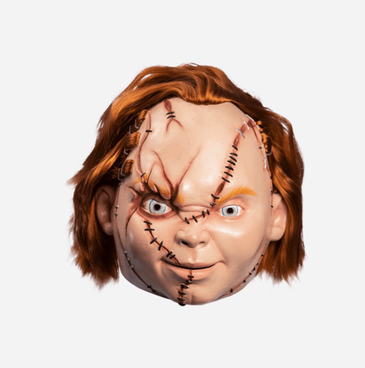 Curse of Chucky Scarred Chucky Latex Mask front view