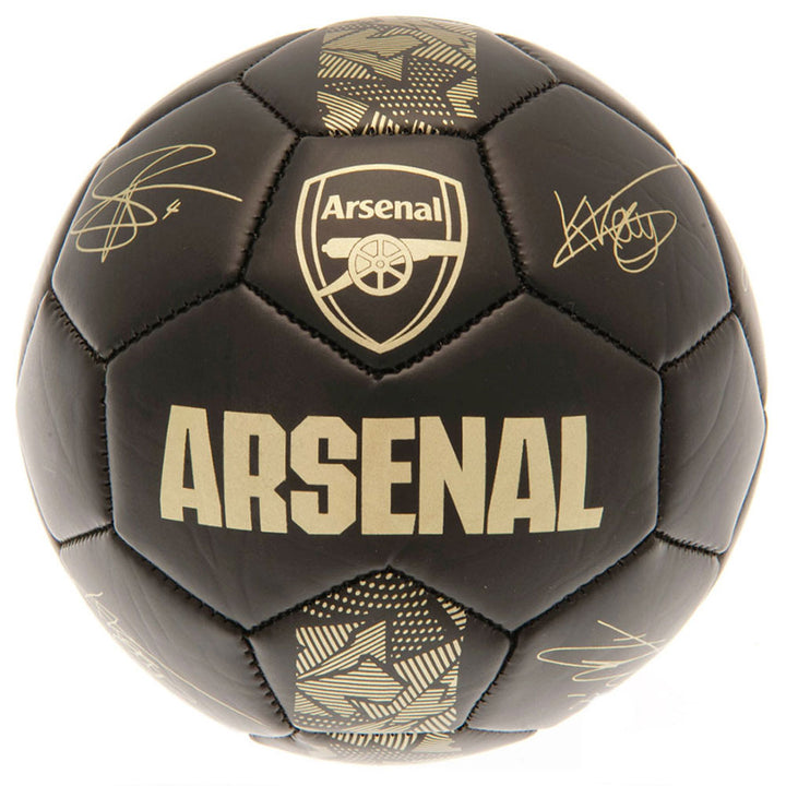 Official Arsenal Signature Gold Phantom Football