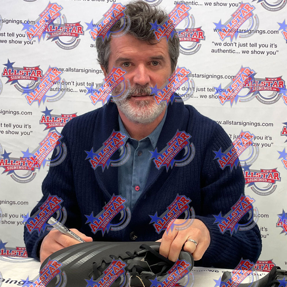 Manchester United FC Roy Keane Signed Boot (Framed)