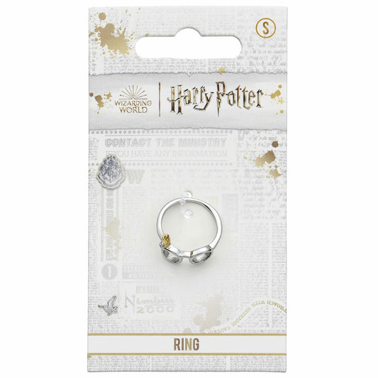 Harry Potter Stainless Steel Harry Glasses Ring Large, alternate view