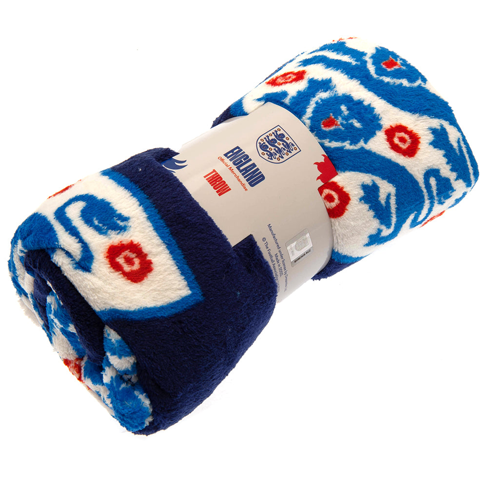 Official England Football Crest Fleece Blanket