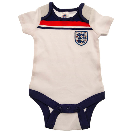 England FA 2 Pack Bodysuit 82 Retro 6-9 Mths, alternate view