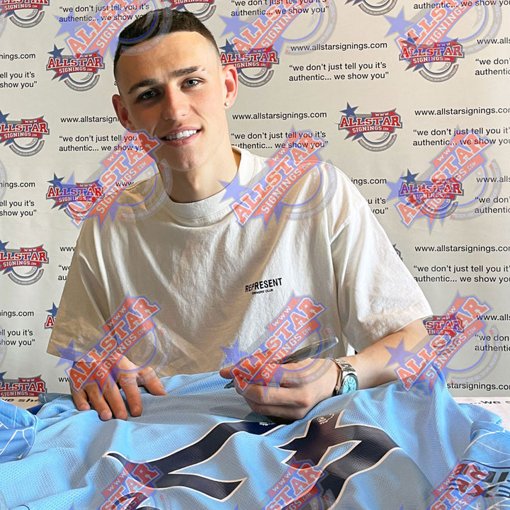Manchester City FC Phil Foden Signed Shirt