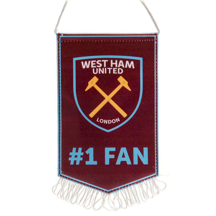 West Ham United FC No.1 Fan Mini Pennant
