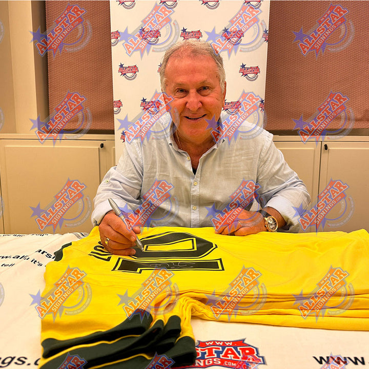 Brazil 1982 Zico Signed Shirt (Framed)