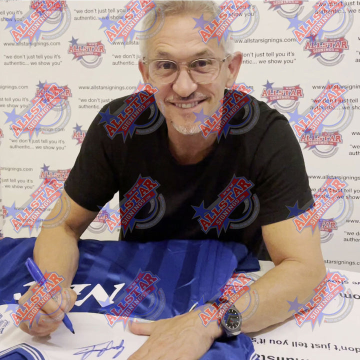 Gary Lineker Everton FC 1986 Signed Shirt
