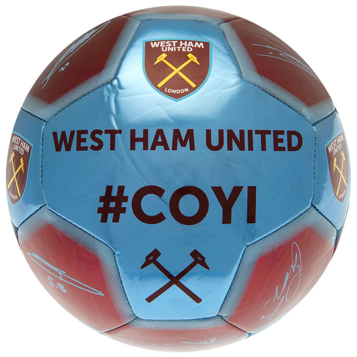 Official West Ham United Signature 26 Panel Football