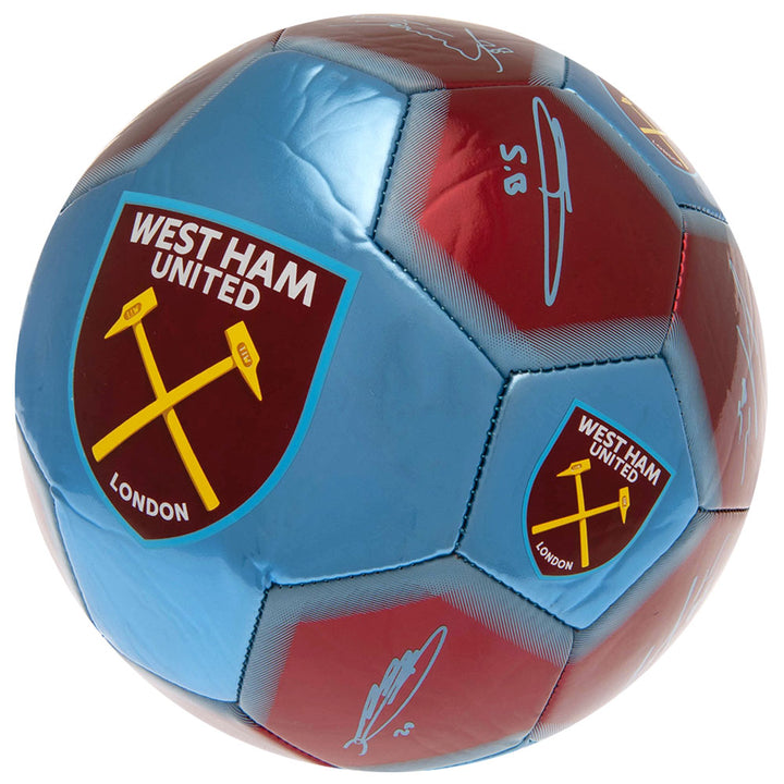Official West Ham United Signature 26 Panel Football
