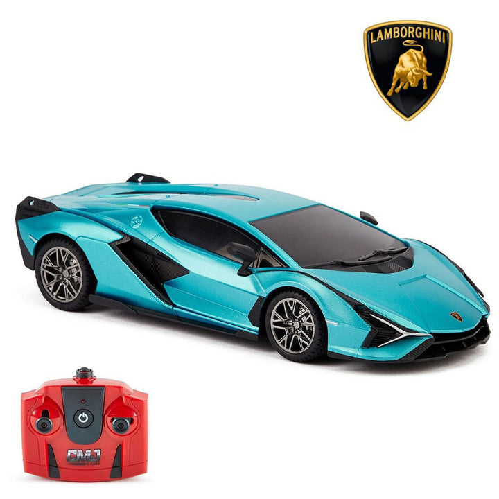 Lamborghini Sian Blue 1/24 Scale Radio Controlled Car