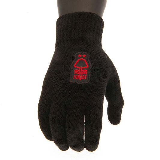 Nottingham Forest FC Knitted Gloves Junior, alternate view