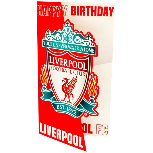 Liverpool FC Crest Birthday Card, alternate view
