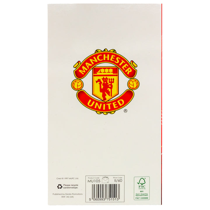Manchester United FC Dad Birthday Card