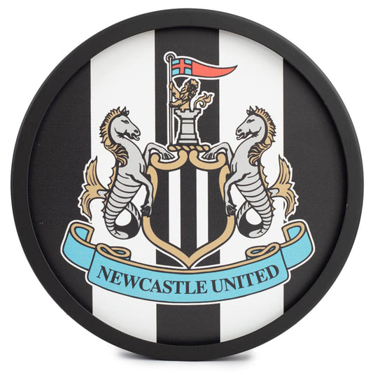 Newcastle United FC Metal LED Logo Sign, alternate view