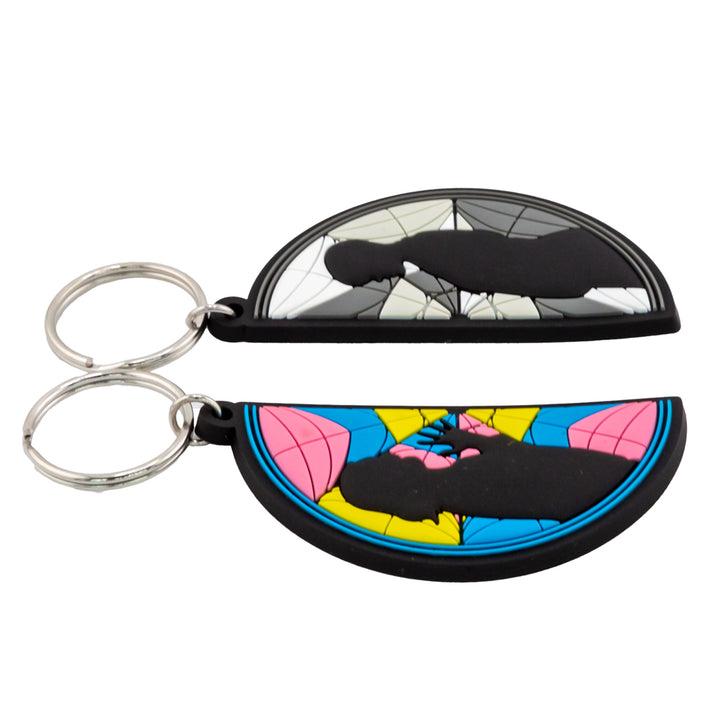 Wednesday 2 Pack Friendship Keyring Set